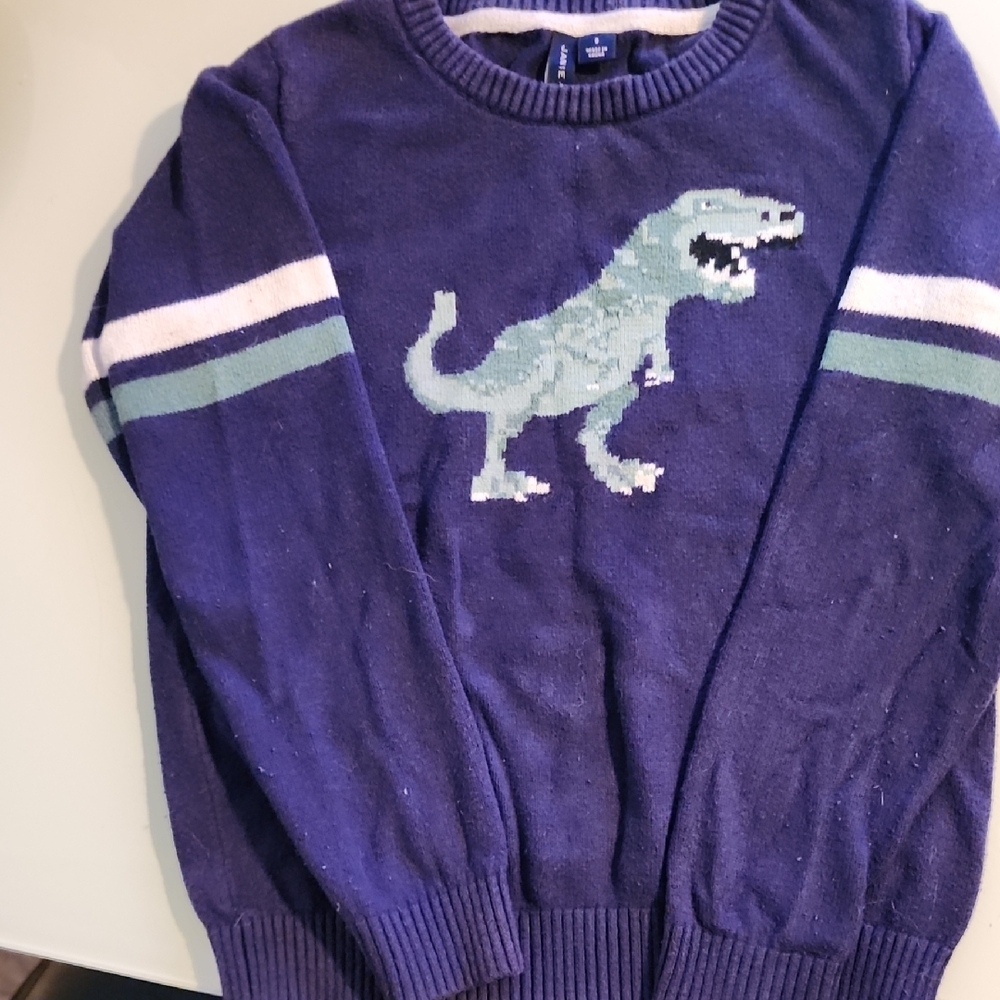 Purple Dinosaur Sweater